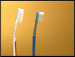 刷头长度不同的牙刷